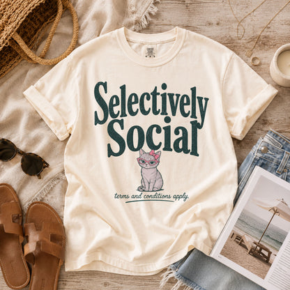 Selectively Social Tee